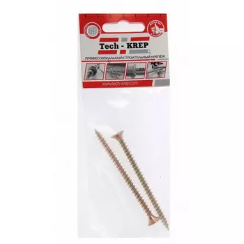 Саморез ШУж 6,0х100 пот. гол. 2 шт - пакет Tech-Krep 102523