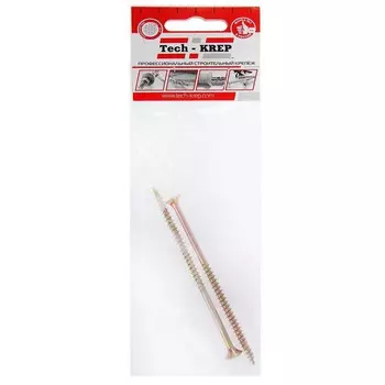 Саморез ШУж 6,0х120 пот. гол. 2 шт - пакет Tech-Krep 102525