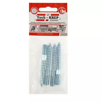 Шпилька сантехническая М8х80 4 шт - пакет Tech-Krep 112232