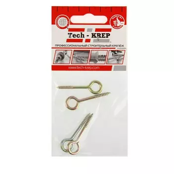 Шуруп-кольцо 3,5х30 4 шт - пакет Tech-Krep 103893