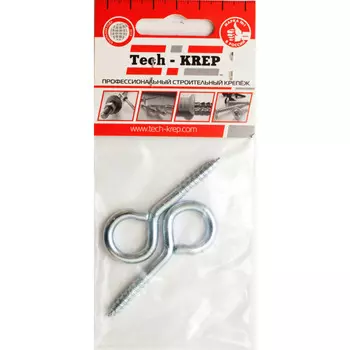 Шуруп-кольцо 4,0х50 2 шт - пакет Tech-Krep 103894