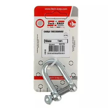 Скоба такелажная 10 1 шт - ярлык Tech-Krep 102770