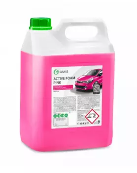 Средство для бесконтактной мойки Grass Розовая суперпена Active Foam Pink концентрат 6кг 113121