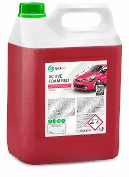 Средство для бесконтактной мойки Grass Розовая суперпена Active Foam RED концентрат 5.8кг 800002