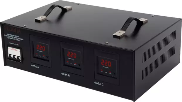 Стабилизатор напряжения Ресанта АСН-4500/3-ЭМ 63/4/2