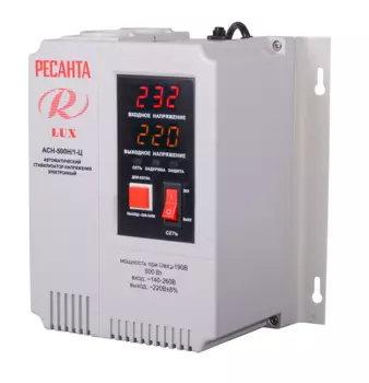 Стабилизатор напряжения Ресанта АСН-500Н/1-Ц LUX 63/6/39
