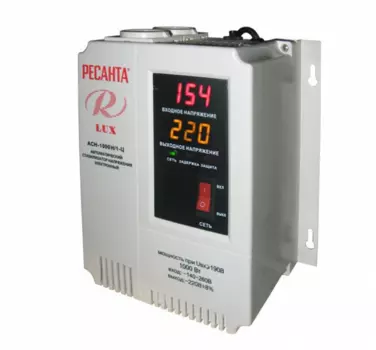 Стабилизатор напряжения Ресанта Lux АСН-1000 Н/1-Ц 63/6/14
