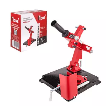 Стойка для ушм Number ONE NAGS-230 65мм глубина реза 0-45 угол реза, чугунная основа NAGS-230 №1