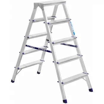 Стремянка алюминиевая двухсторонняя Алюмет 2*5 7205