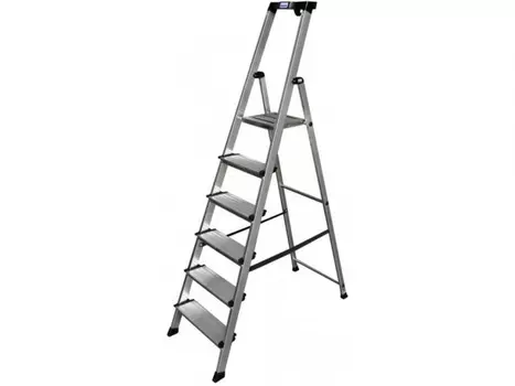 Стремянка алюминиевая Krause Sepuro Monto 6 ступеней 127242