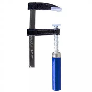 Струбцина Кобальт F-образная 50*100мм дерев.рукоятка 917-057