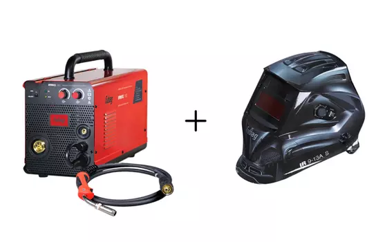 Сварочный полуавтомат инверторный Fubag IRMIG 180 31432.1+Маска сварщика Fubag IR 9-13A S хамелеон 38074