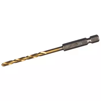 Сверло по металлу Makita HSS-TiN 4*43*95 1/4" D-14940