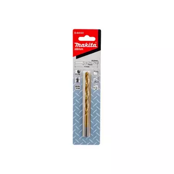 Сверло по металлу Makita HSS-TiN Economy 8*75*117 1шт D-64141