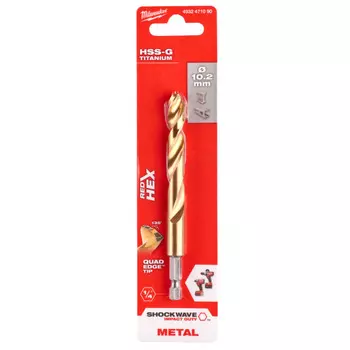 Сверло по металлу Milwaukee RedHEX HSS-G 10,2мм 4932471090