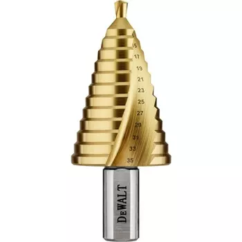 Сверло ступенчатое DeWalt 5-35мм хвостовик 12,7мм DT90247-QZ