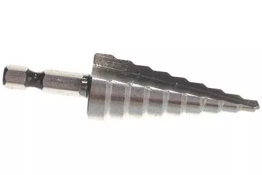 Сверло ступенчатое Вихрь P6M5 шестигранный хвостовик 73/10/6/17