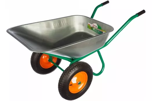 Тачка строительная двухколесная 100л, 320кг 689863