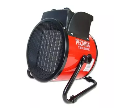 Тепловая пушка электрическая Ресанта ТЭПК-5000K (керам.нагревательный элемент,круглая) 67/1/25