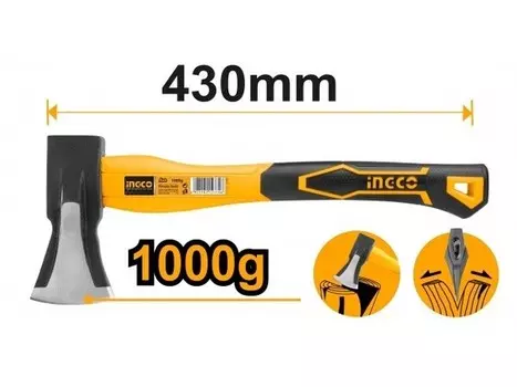 Топор INGCO 1кг HAX02010008 488043