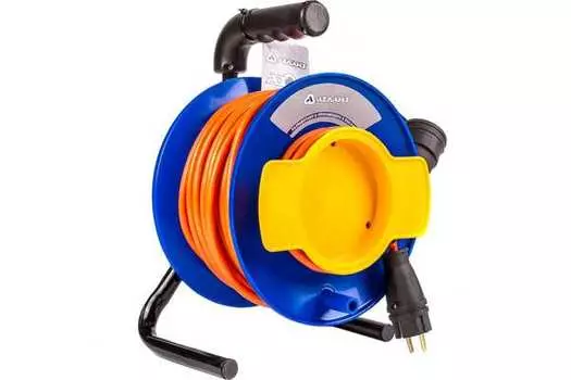 Удлинитель Атлант ПВС 2200 Вт 40м на садовой катушке С/з 40285