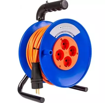 Удлинитель Атлант ПВС 2200 Вт 50м на катушке С/з 40172