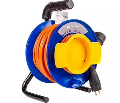 Удлинитель Атлант ПВС 3500 Вт 40м на садовой катушке С/з 40288