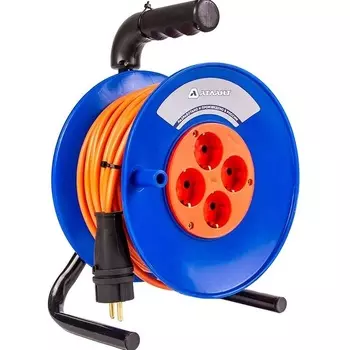 Удлинитель Атлант ПВС 4000 Вт 40м на катушке С/з 40304