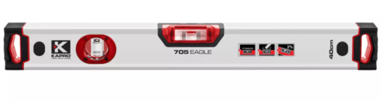 Уровень Kapro Eagle (2 колбы) 40см 705-40-40