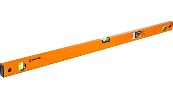 Уровень Вихрь 1000мм фрезерованный, 3 глазка 73/11/4/4