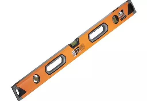 Уровень Вихрь 800мм усиленный, 3 глазка 1 зеркальный 73/11/4/11