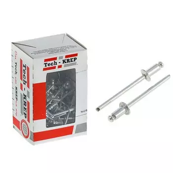 Заклепка 4,8х8 100 шт - коробка с ок. Tech-Krep 102291