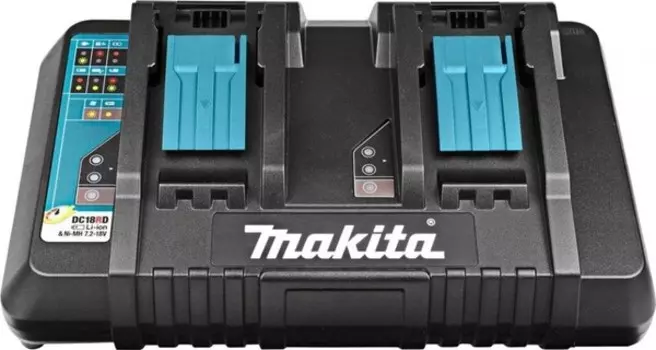 Зарядное устройство Makita DC18RD быстрое двухпортовое LXT 18В 630876-7