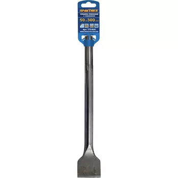 Зубило SDS-max Практика плоское, 50х300мм, д/плитки, наклон 10° 773-835