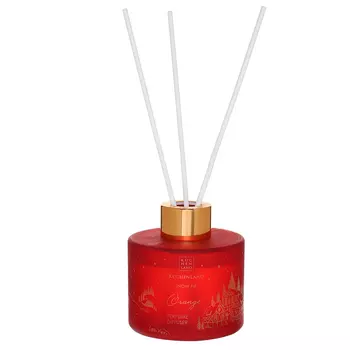 Ароматический диффузор, 110 мл, красный, Orange, Snow fir