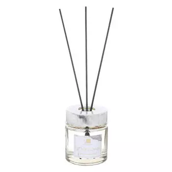 Ароматический диффузор, 200 мл, Белый мрамор, White Sandalwood, Stone flower
