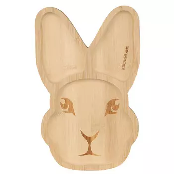 Блюдо, 17x27 см, бамбук, Кролик, Bamboo