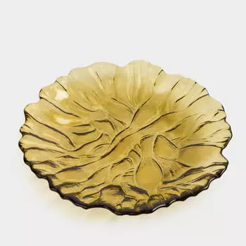Блюдо, 21 см, стекло Р, зеленое, Pion