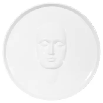 Блюдо, 28 см, керамика, белое, Лицо, Face