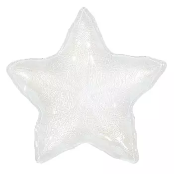 Блюдо, 28 см, стекло, белое, Морская звезда, Coast