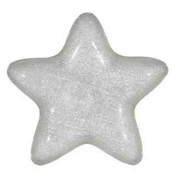 Блюдо, 30 см, стекло, шампань, Звезда, Basic