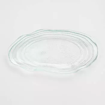 Блюдо, 30х14 см, стекло, перламутр, Deep sea