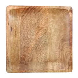 Блюдо декоративное, 30x30 см, дерево манго, квадратное, Noble tree