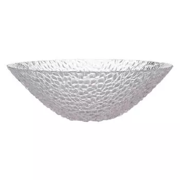 Блюдо глубокое, 25х8 см, стекло, Капли, Grain