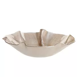 Блюдо глубокое, 31х10 см, стекло, коричневое, Stamp