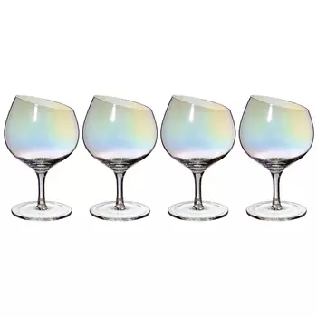 Бокал для коньяка, 300 мл, 4 шт, стекло, перламутр, Charm L polar