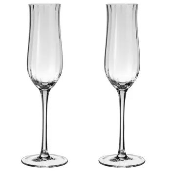 Бокал для шампанского, 150 мл, 2 шт, стекло, Tulip