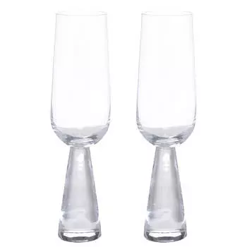 Бокал для шампанского, 250 мл, 2 шт, стекло, Salerno