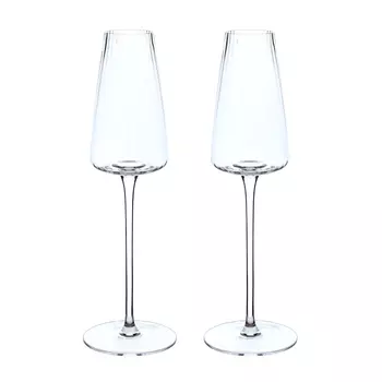 Бокал для шампанского, 270 мл, 2 шт, стекло, Sorento R