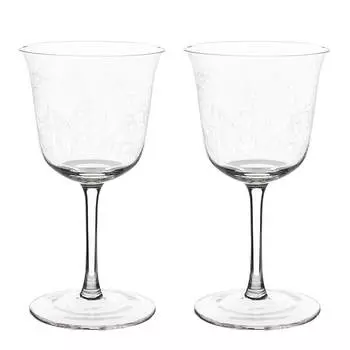 Бокал для вина, 300 мл, 2 шт, стекло, Ландыши, May-lily
